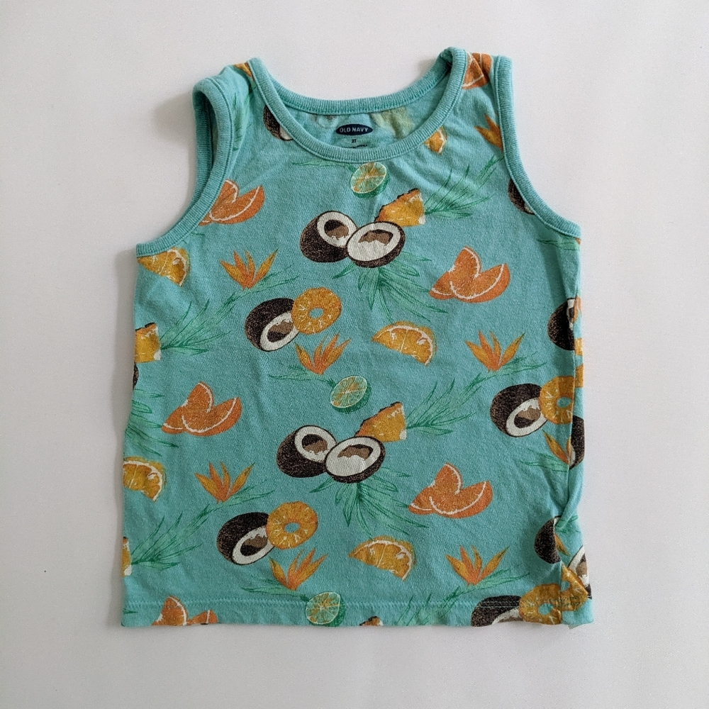 Old Navy Tropical Print Tank Top 2T